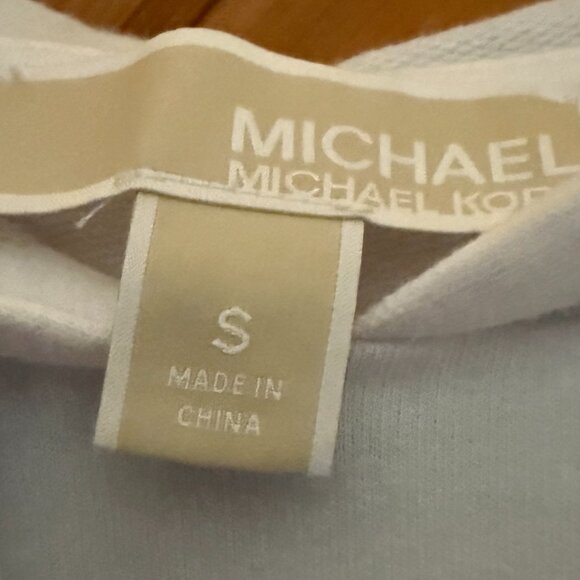 Michael Kors White Logo Hoodie – Size Small - Picture 5 of 5